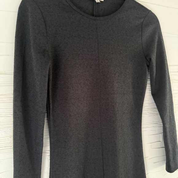 Wilfred Long Sleeve Knit Dress | Dark Grey | Size S - Picture 3 of 5